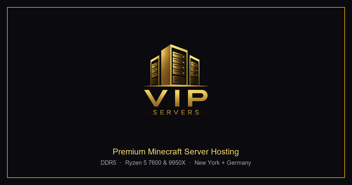 VIP Servers - Minecraft Hosting, Game Hosting, VPS & Dedicated Servers